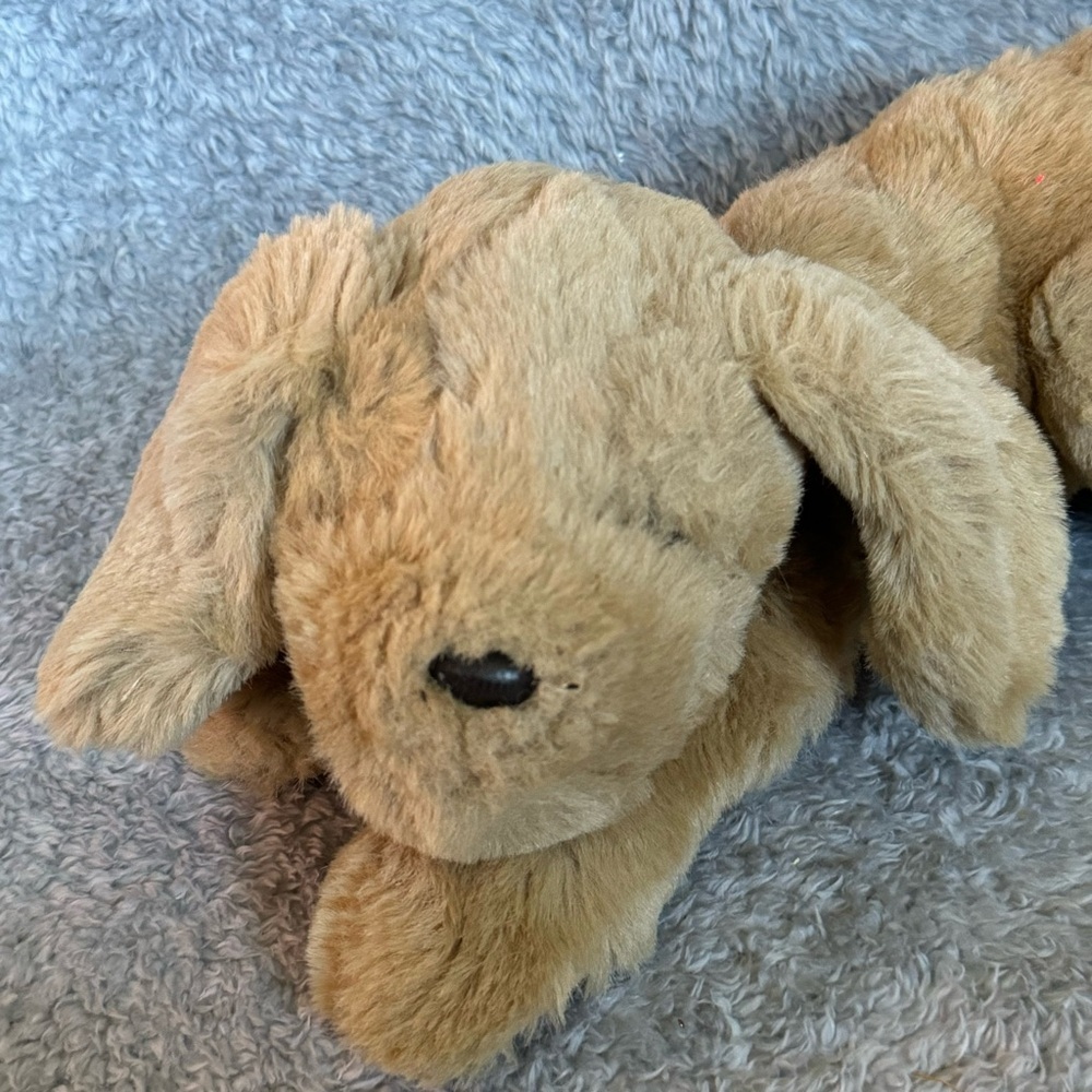 Delux Playthings Plush Dog Brown Floppy Puppy Stuffed Animal Vintage Toy - Picture 2 of 7